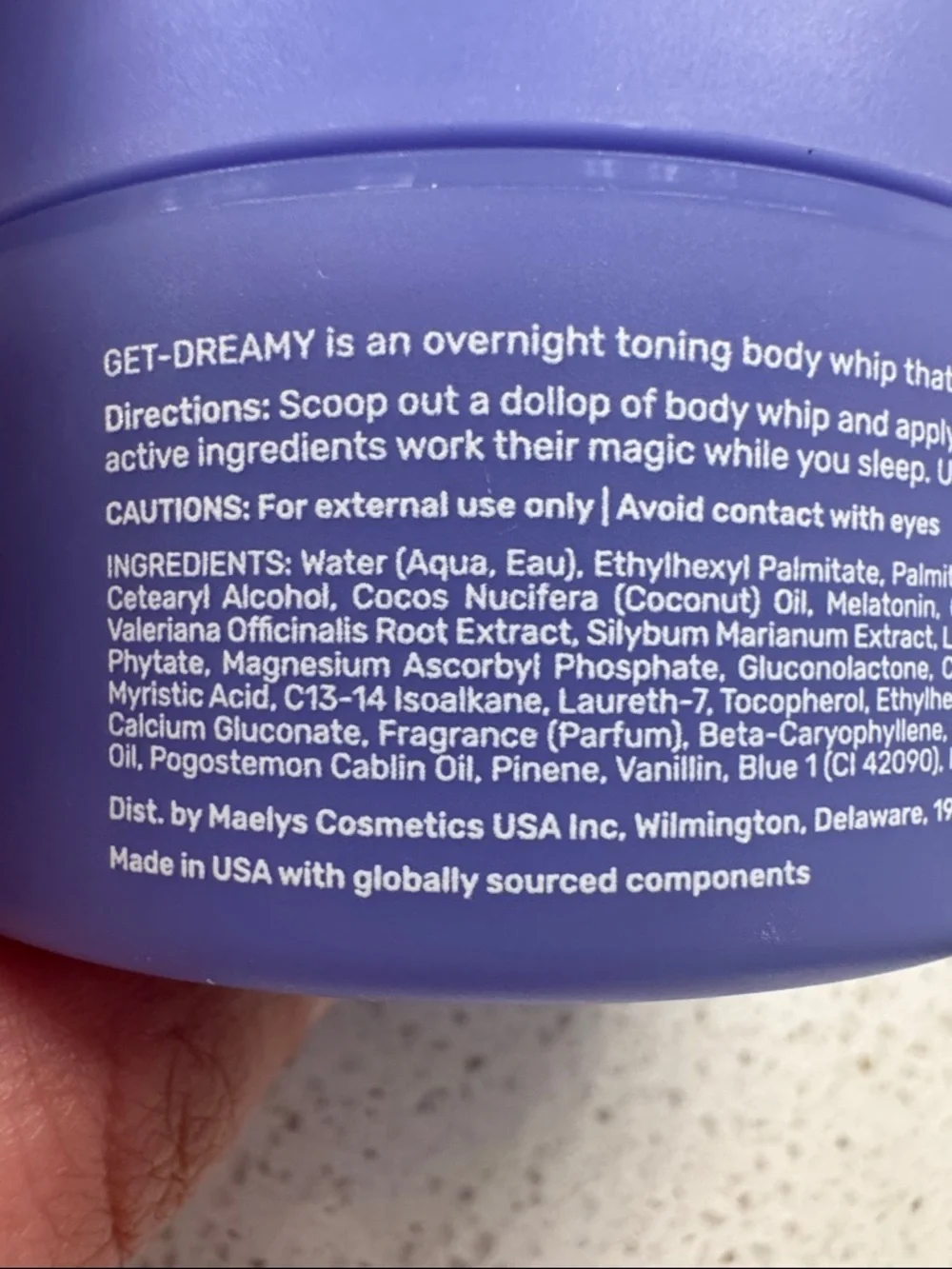 MAËLYS Get-Dreamy Overnight Toning Body Whip — Purple